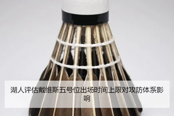湖人评估戴维斯五号位出场时间上限对攻防体系影响